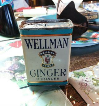 Wellman ginger spice tin 3