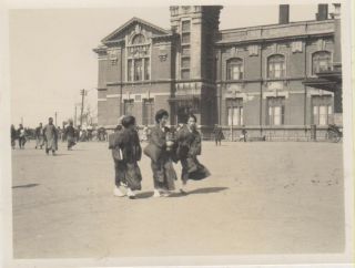T) Photo China 8x10,  5cm Chang Chun Mukden April 1923 S