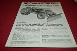 Ford Tractor Industrial Dozer Dealers Brochure Amil15