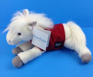 Snowflake Pony Legendary Wells Fargo Bank Plush 2011 Mascot