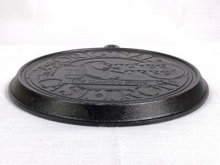 Cast Iron Cracker Barrel Old Country Store Shallow Skillet Griddle Pan 2