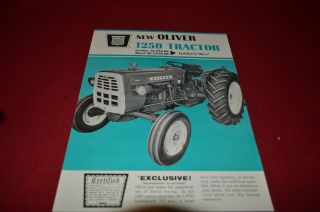 Oliver Tractor 1250 Tractor From 1965 Dealer 