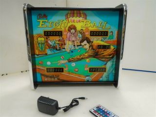 Bally Eight Ball Pinball Head Led Display Light Box