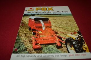 Fox 425 2000 3000 Forage Harvester Dealer Brochure Amil15