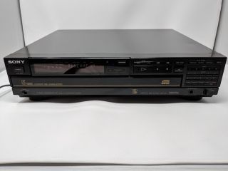 Vintage Sony Cdp - C70 5 Cd Changer Player Japan Made Variable Line Out