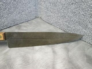 Vintage Old Hickory 8 " Cook Knife - Carbon Steel Made In Usa