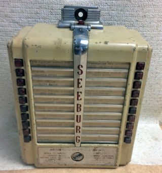 Seeburg 1946 1947 1948 Jukebox Wall Box W - 1 - L56 Wireless Unrestored
