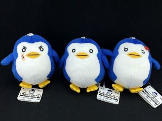 Mawaru Penguindrum Plush Doll Key Chain Set Of 3 Banpresto Penguins 1 2 3