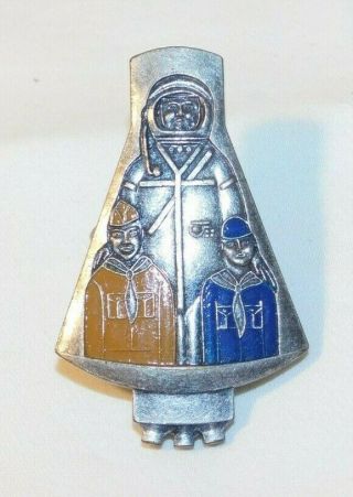 Vintage Boy Scouts Boy Scout Astronaut Space Capsule Nasa Neckerchief