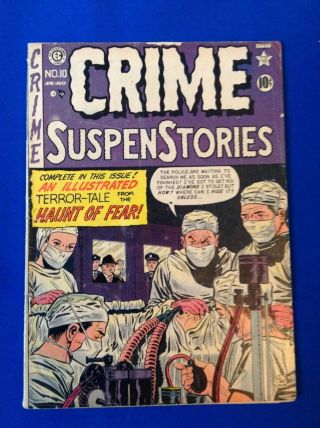 Crime Suspenstories 10 (apr.  - May 1952) - Ec Comics (operating Room)