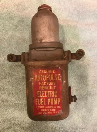 Vintage Autopulse Factoru Rebuilt Electric Fuel Pump Parts Project