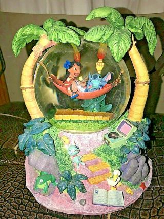 Disney Lilo And Stitch Large Snow Globe