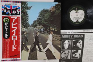 Lp Beatles Abbey Road Eas80560 Apple Japan Vinyl Obi