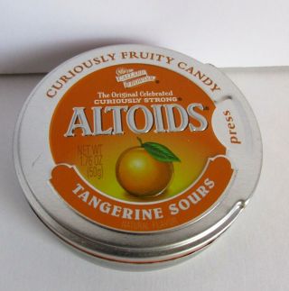Altoids Tangerine Sour Tin
