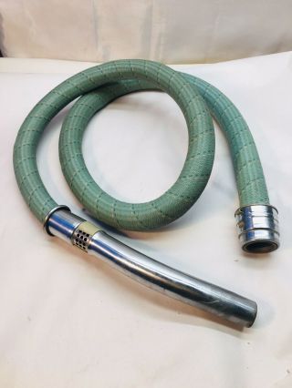 Vintage Electrolux Vacuum Canister Model L Turquoise Hose 6’ Attachment