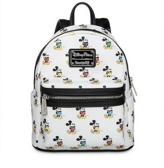 Disney Parks Loungefly Mickey Muliticolor Mini Backpack Nwt