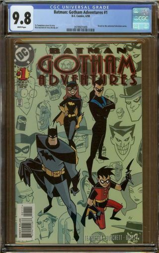 Batman: Gotham Adventures 1 Cgc 9.  8 Based On Animated Tv Series
