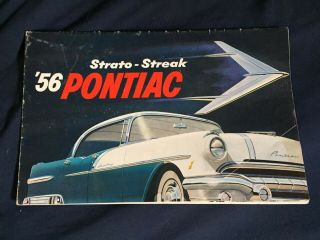 1956 Pontiac Star Chief Chieftain Full Line Color Brochure Prospekt