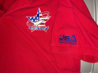 Usa United Space Alliance Space Shuttle Return To Flight Nasa Polo Shirt Large