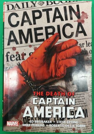 Death Of Captain America Omnibus Hc 2009 First Print By Ed Brubaker