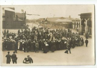 Unidentified Erdington Outside The Station Parade ? Rp Pc 1920s Start £1