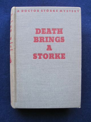 Vintage Mystery - Death Brings A Storke Signed By The Author Anita Boutell