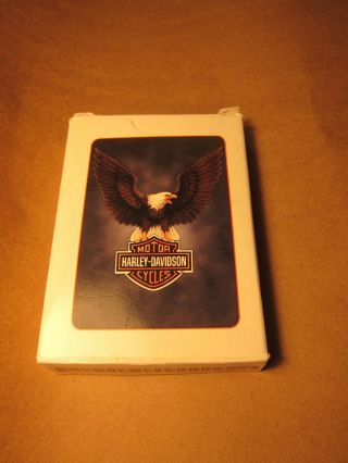 Harley Davidson Playing Cards Euc Poker Size 99495 - 97z