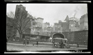 1924 South St Coenties Slip Manhattan Nyc York City Old Photo Negative 400b