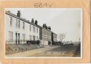 Early Photo Postcard Little Lane Longridge Nr.  Preston Showing Houses Etc