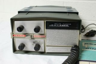 Vintage CB Radio Pearce Simpson Companion II with Crystal Oscillators 2