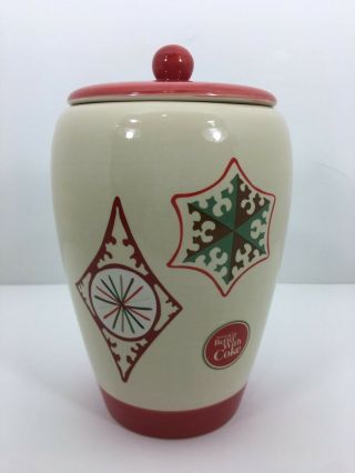 Holiday Winter Christmas Things Go Better With Coke Coca Cola Cookie Jar Vase