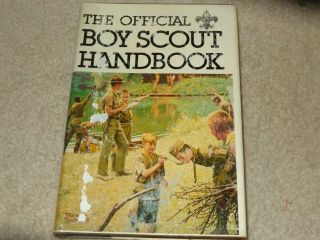 Boy Scout Bsa 9th Edition 1979 First Printing Rockwell Hard Cover Handbook Book