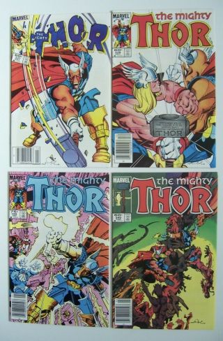 Thor 337 338 339 340 - Four Comics Beta Ray - All Nm - 1983 Marvel Comics