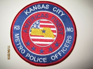 Mo - Kansas City Metro Police Dept Patch Missouri