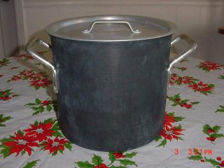 Vintage Commercial Aluminum Cookware 808 8 Qt Stock Pot With Lid Calphalon