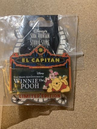 Disney Dssh Dsf El Capitan Marquee Pin Le 300 Many Adventures Of Winnie The Pooh