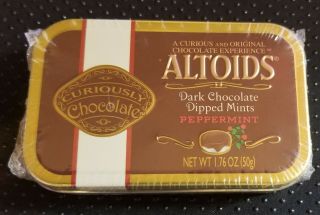 Rare,  Discontinued,  Dark Chocolate Dipped Peppermint Altoids
