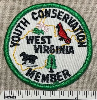 Vintage Youth Conservation Member Boy Scout Patch West Virginia Bsa Camp Pp