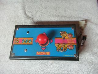 Ms Pac Man Table Control Panel W/ Joystick Arcade Game Part C157