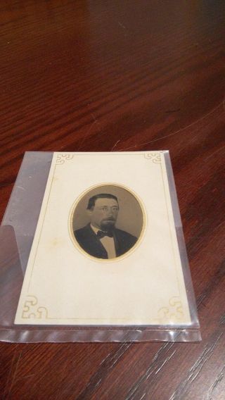 Ferrotype / Tintype Photo Of A Gentleman