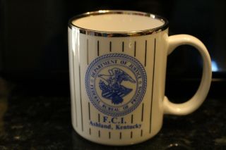 Doj Federal Bureau Of Prisons Coffee Mug Fci Ashland Ky