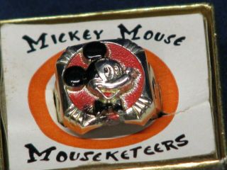 Vintage Mickey Mouse Club Mouseketeers Ring Walt Disney Prod. 2