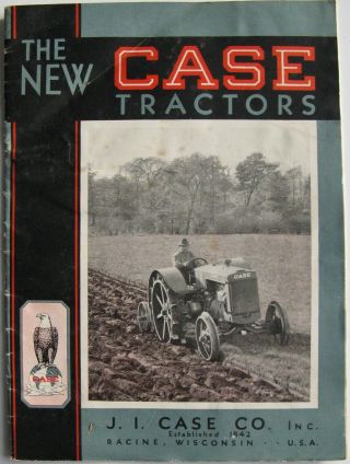 Case Eagle Tractor Sales Booklet 30 Page 1930 