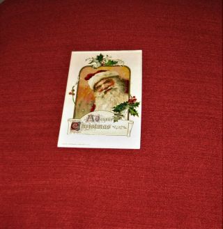 Santa Christmas Postcard 1913 John Winsch Santa Joyous Christmas