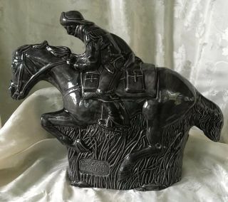 Pony Express Western Cowboy On Horse Ceramic Cookie Jar.  Kaye’s Kreations 30/150