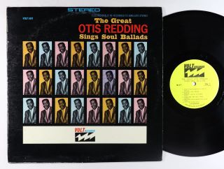 Otis Redding - The Great Otis Redding Sings Soul Ballads Lp - Volt Vg,