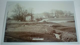 Early Photographic Postcard Of Doniford By Bert Hole Of Watchet