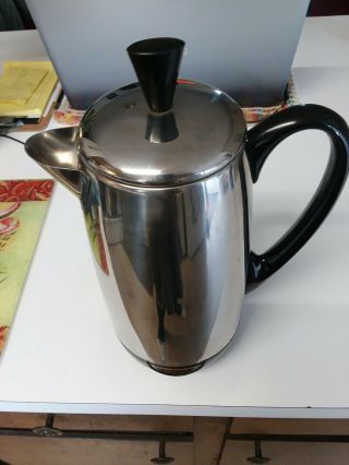 Vintage Farberware 2 - 12 Cup Superfast Coffee Electric Percolator 142b
