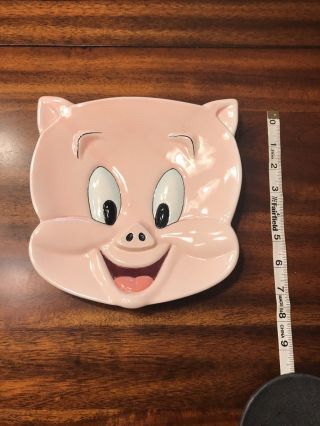 Warner Bros.  Porky Pig Ceramic Face Plate
