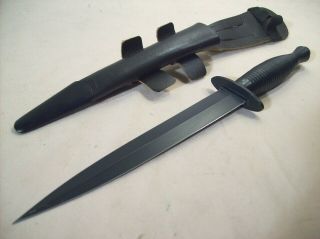 Vtg Fairbairn Sykes Linder Inox British Commando Fighting Dagger Knife W/sheath